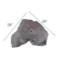 Thumbnail for GFRC Bubbling Boulders LA3325K Horseshoe Falls Fountain Kit Fountain Blue Thumb 