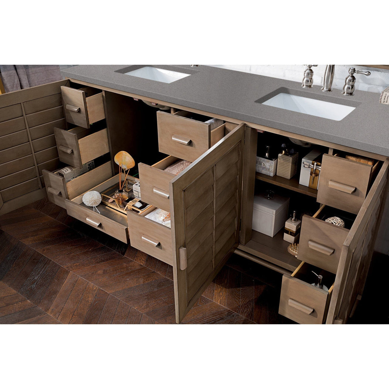 James Martin Portland 72" Double Vanity Vanity James Martin 