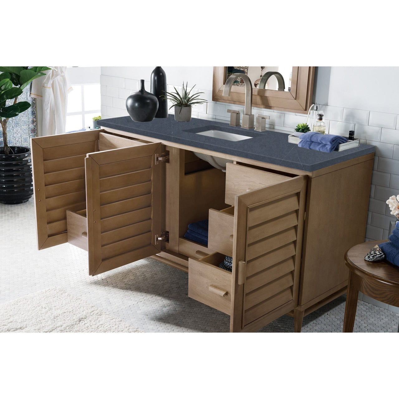 James Martin Portland 60" Single Vanity Vanity James Martin 
