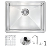 Thumbnail for ANZZI VANGUARD Series KAZ2318-032B Kitchen Sink Kitchen Sink ANZZI 