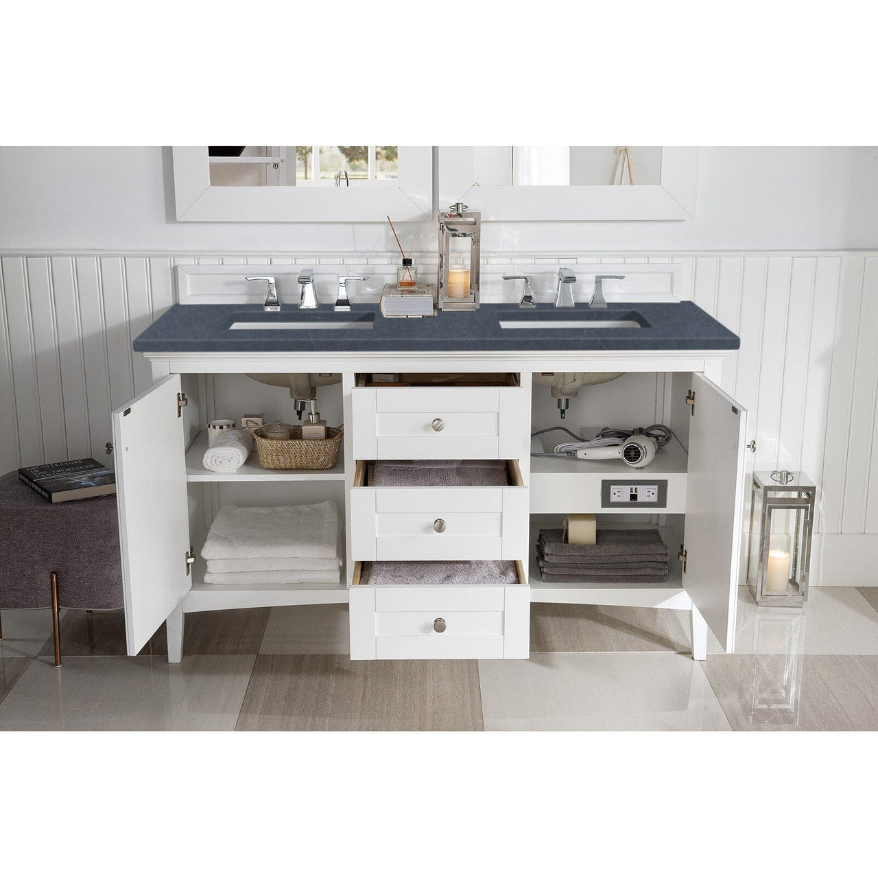 James Martin Palisades 60" Double Vanity Vanity James Martin 