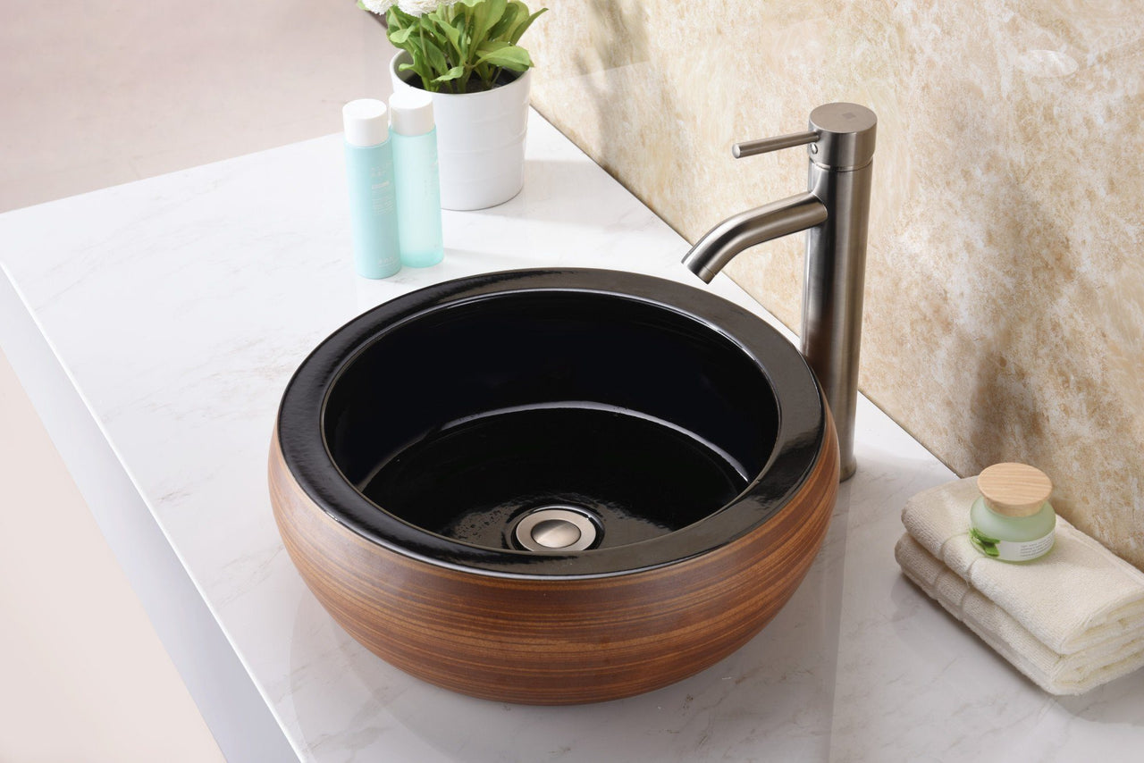 ANZZI Regalia Series LS-AZ190 Vessel Sink - Glass Bathroom Sink ANZZI 