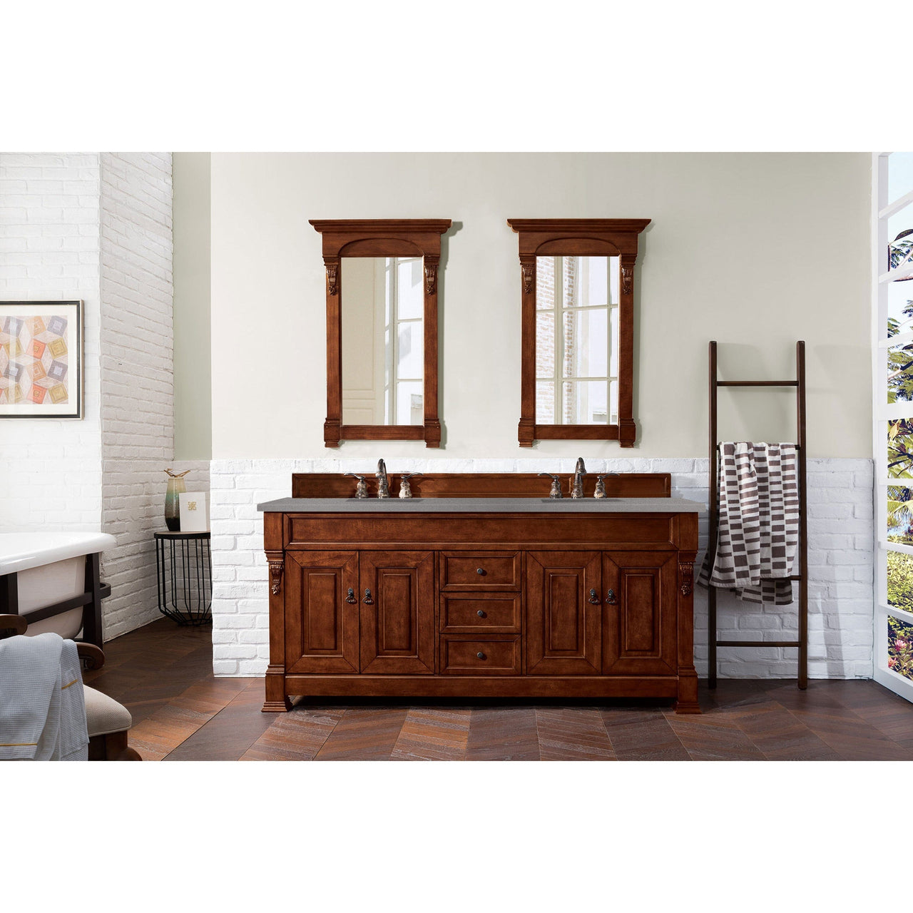 James Martin Brookfield 72" Double Vanity Vanities James Martin 