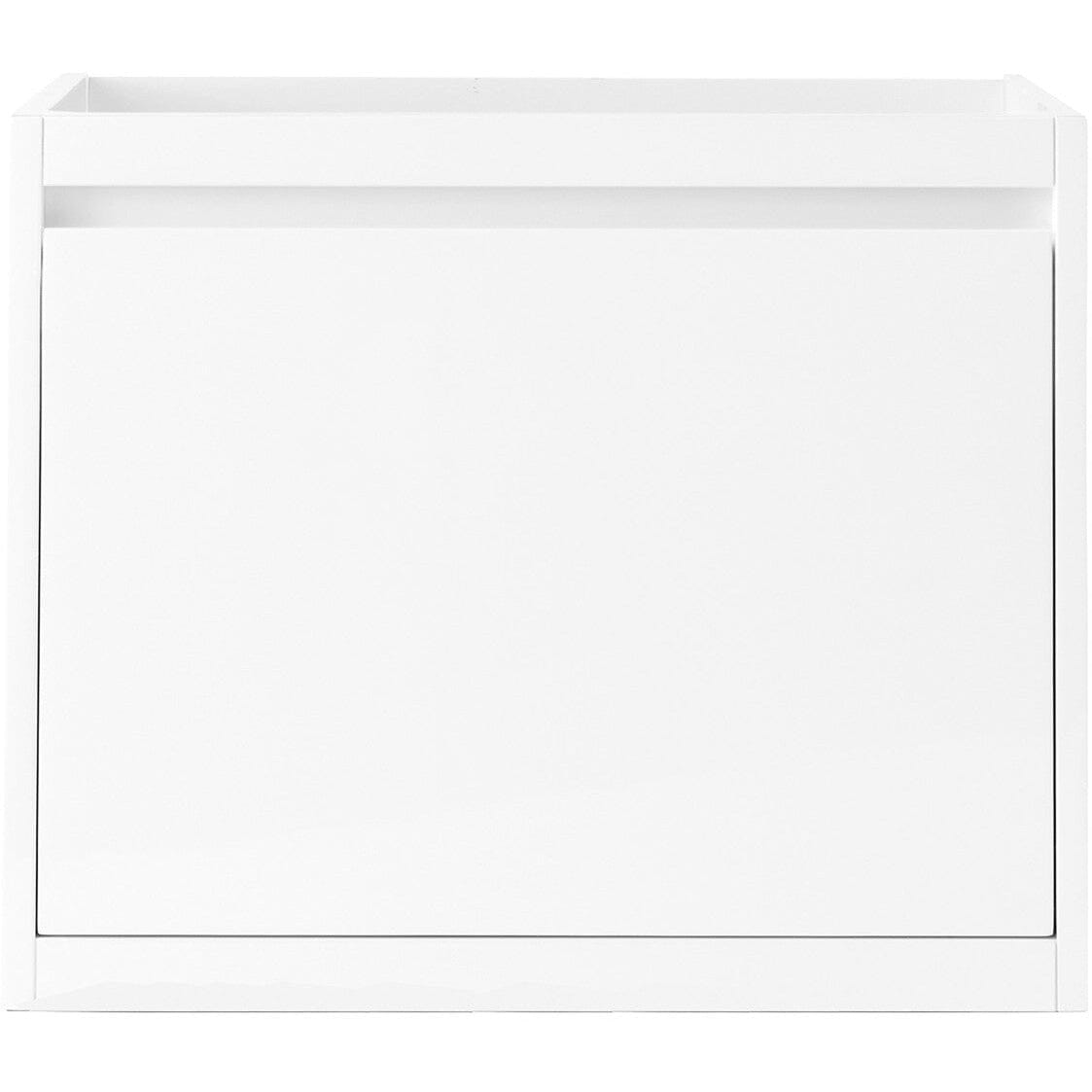 James Martin Milan 23.6" Single Vanity Vanity James Martin Glossy White Cabinet Only 