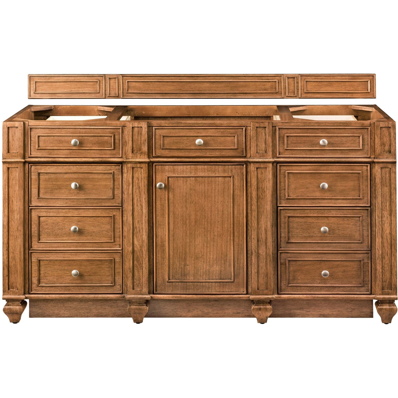 James Martin Bristol 60" Single Vanity Vanity James Martin Saddle Brown Cabinet Only 