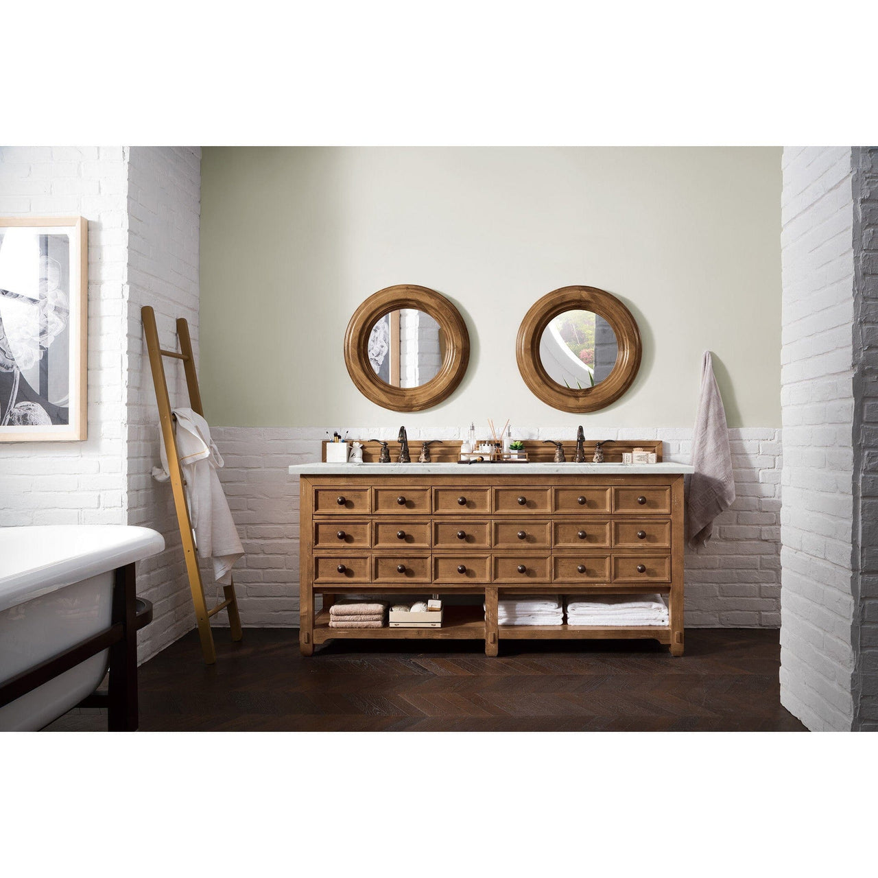 James Martin Malibu 72" Double Vanity Vanity James Martin 