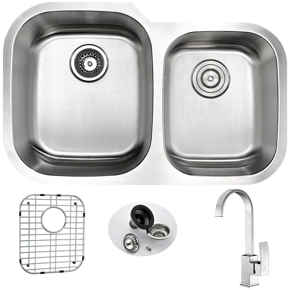 ANZZI MOORE Series KAZ3220-035B Kitchen Sink Kitchen Sink ANZZI 