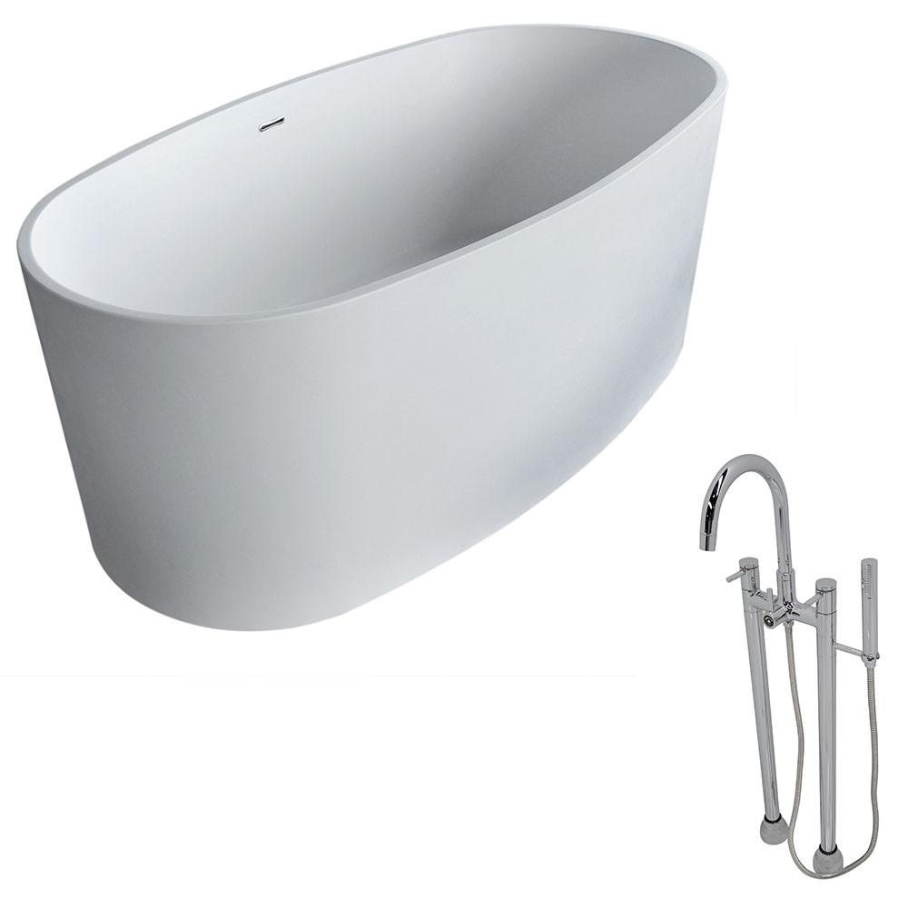 ANZZI Roccia FT505-0027 FreeStanding Bathtub FreeStanding Bathtub ANZZI 