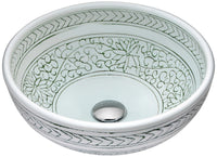 Thumbnail for ANZZI Cadence Series LS-AZ185 Vessel Sink - Glass Bathroom Sink ANZZI 