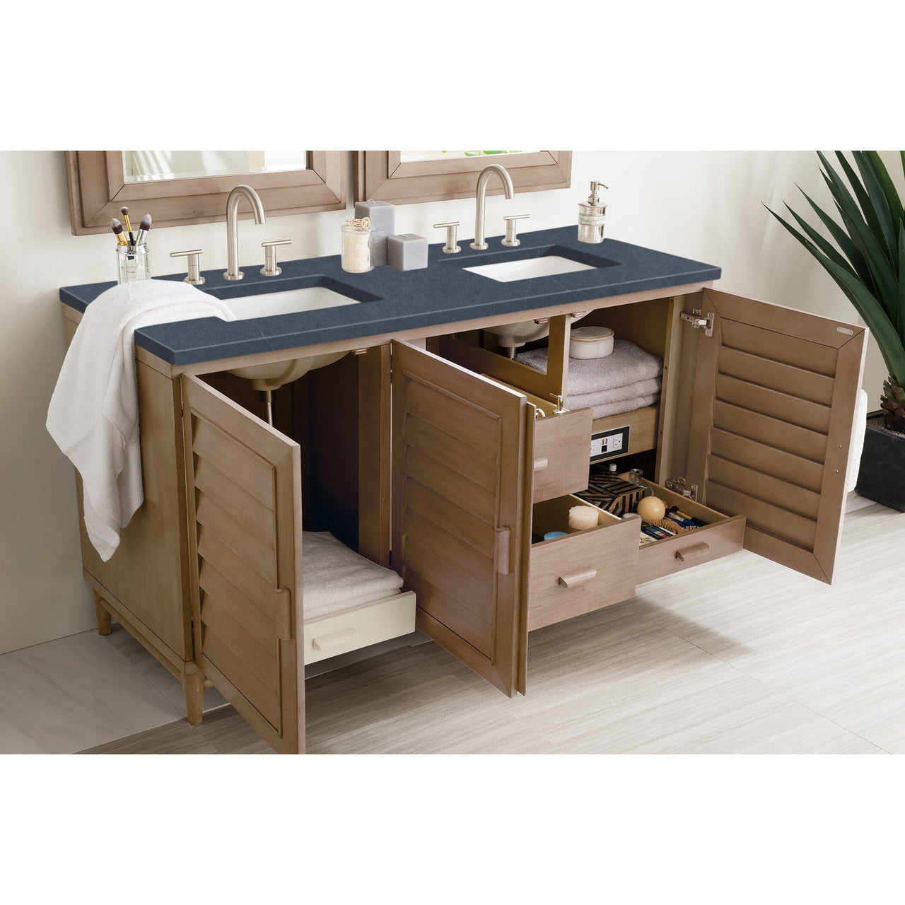 James Martin Portland 60" Double Vanity Vanity James Martin 