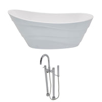 Thumbnail for ANZZI Stratus FT084-0027 FreeStanding Bathtub FreeStanding Bathtub ANZZI 