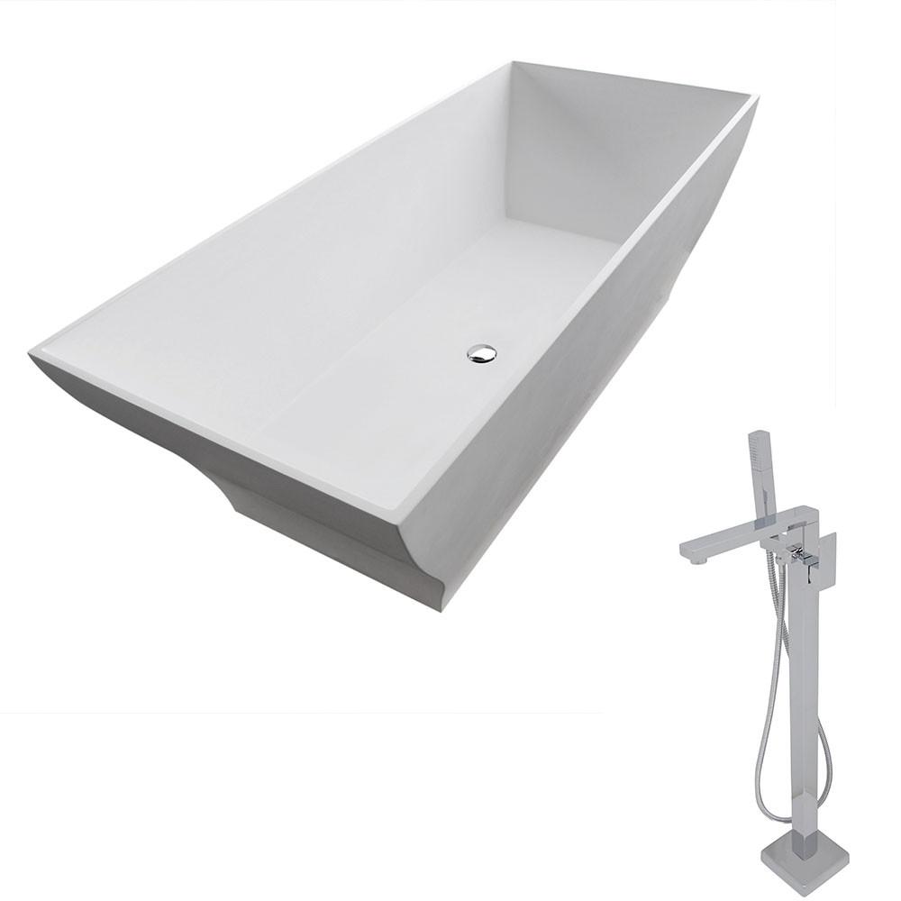 ANZZI Crema FT509-0028 FreeStanding Bathtub FreeStanding Bathtub ANZZI 
