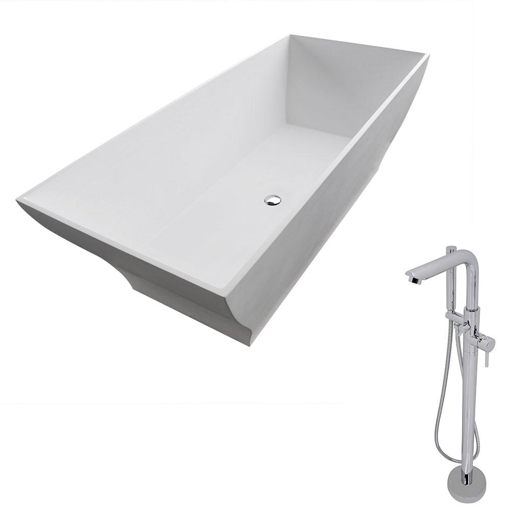 ANZZI Crema FT509-0026 FreeStanding Bathtub FreeStanding Bathtub ANZZI 