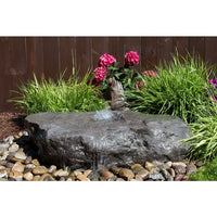 Thumbnail for GFRC Bubbling Boulders LA3575K Large Bird Bath Fountain Kit Fountain Blue Thumb 