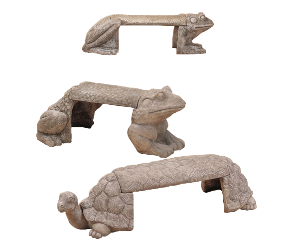 Animal Outdoor Cast Stone Garden Bench Benches Tuscan 