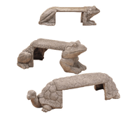 Thumbnail for Animal Outdoor Cast Stone Garden Bench Benches Tuscan 