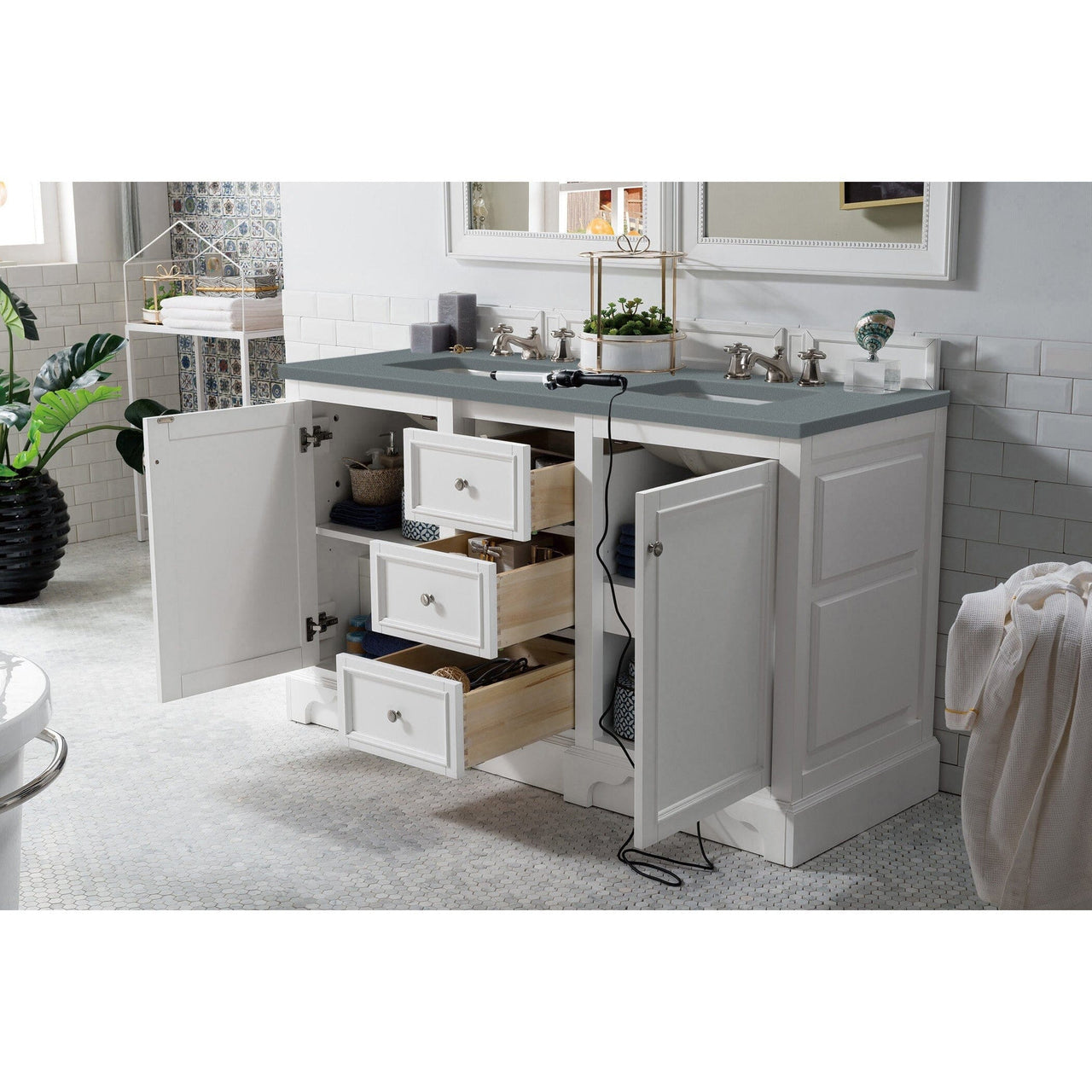 James Martin De Soto 60" Double Vanity Vanity James Martin 