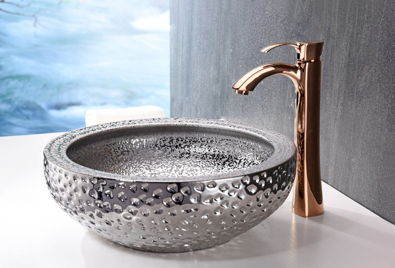 ANZZI Regalia Series LS-AZ180 Vessel Sink - Glass Bathroom Sink ANZZI 