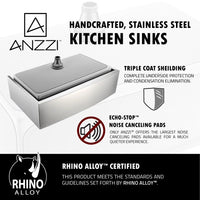 Thumbnail for ANZZI ELYSIAN Series K33201A-035O Kitchen Sink Kitchen Sink ANZZI 