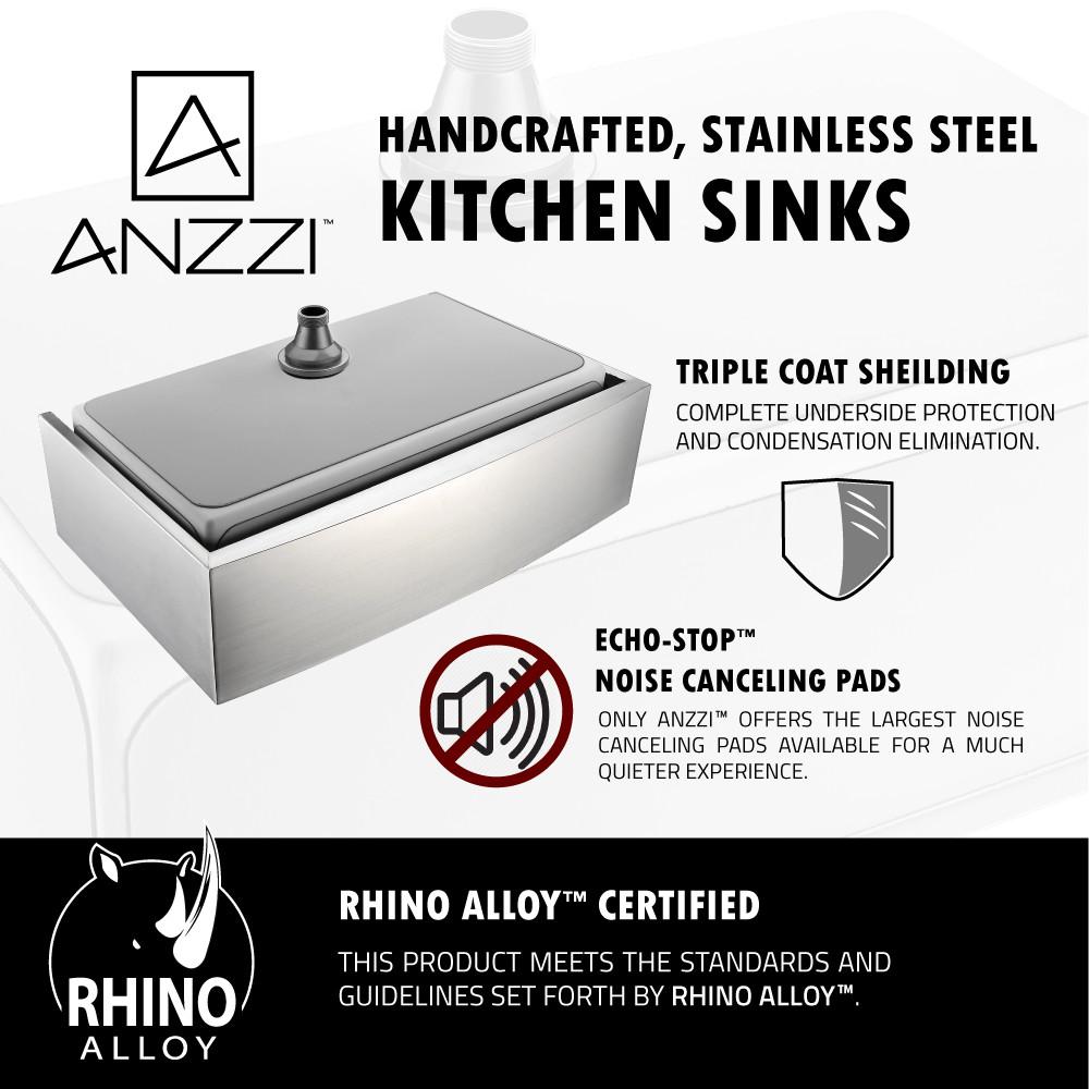 ANZZI ELYSIAN Series K33201A-032 Kitchen Sink Kitchen Sink ANZZI 
