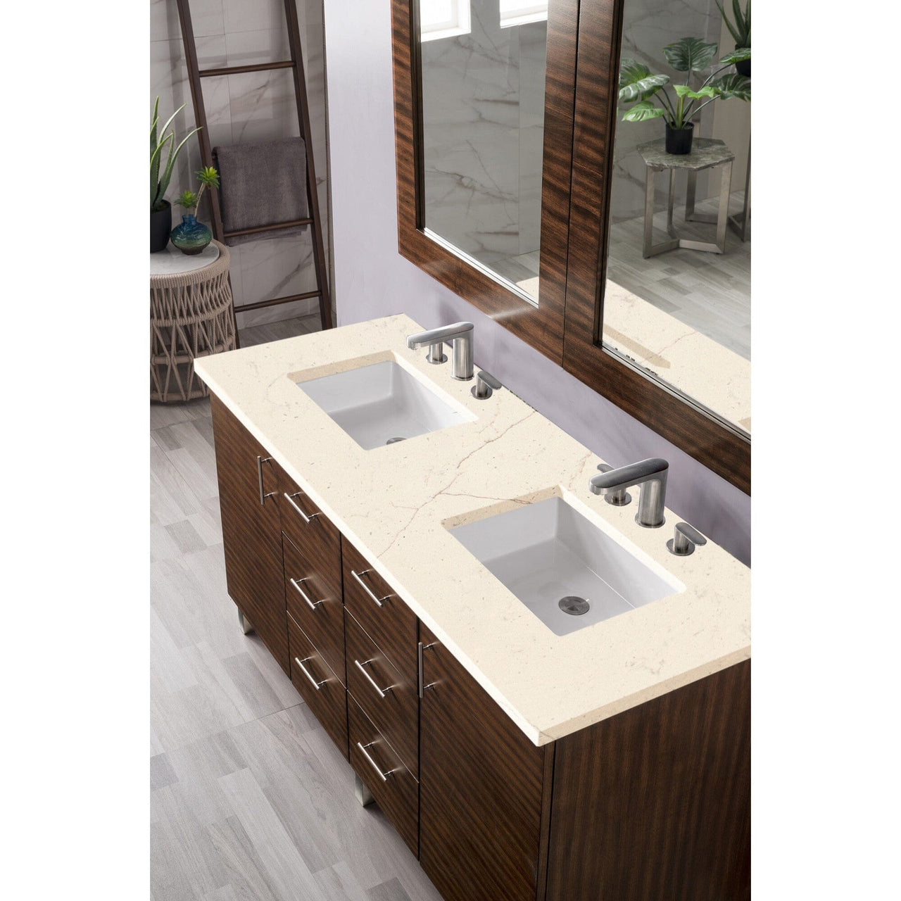 James Martin Metropolitan 60" Double Vanity Vanity James Martin 