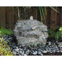 Thumbnail for GFRC Bubbling Boulders LA2200K Mini Mountain Spring Fountain Kit Fountain Blue Thumb 