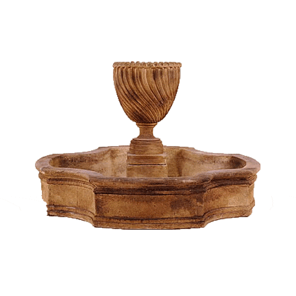 Montecarlo Pond Cast Stone Outdoor Fountain Fountain Tuscan 
