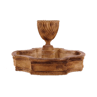 Thumbnail for Montecarlo Pond Cast Stone Outdoor Fountain Fountain Tuscan 