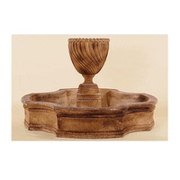 Thumbnail for Montecarlo Pond Cast Stone Outdoor Fountain Fountain Tuscan 