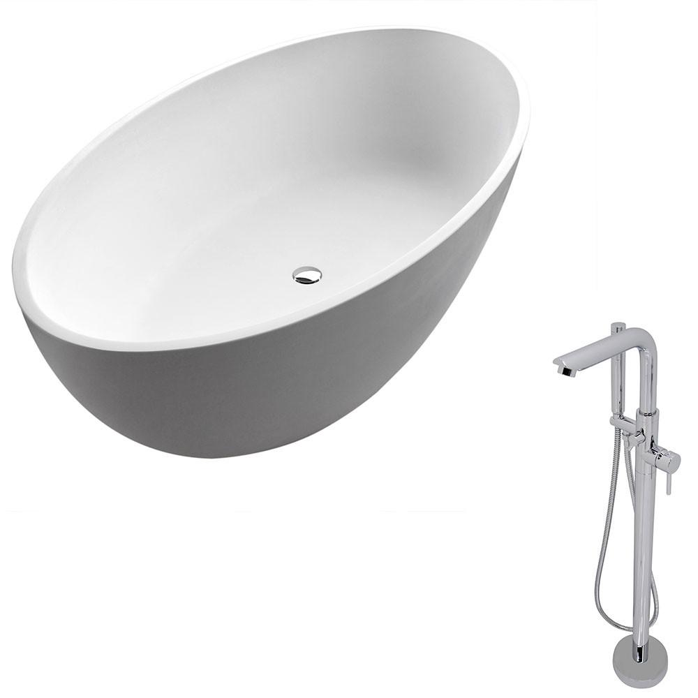 ANZZI Cestino FT510-0026 FreeStanding Bathtub FreeStanding Bathtub ANZZI 