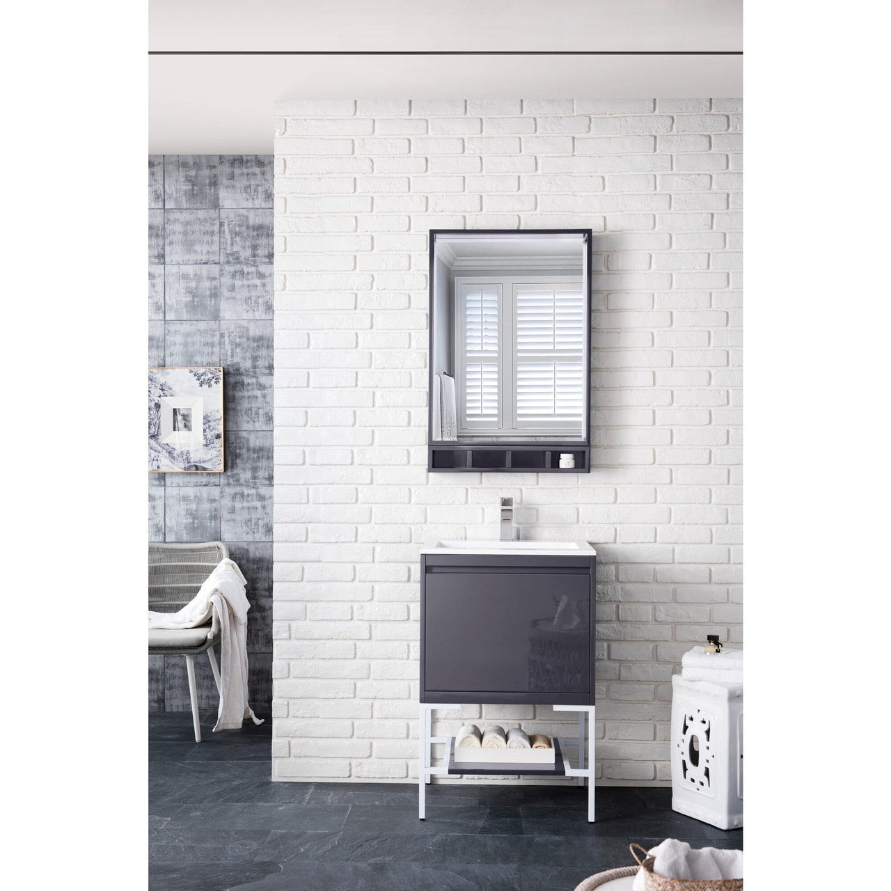 James Martin Milan 23.6" Single Vanity Vanity James Martin 
