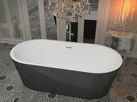 Thumbnail for ANZZI Dualita FT-AZ013 FreeStanding Bathtub FreeStanding Bathtub ANZZI 