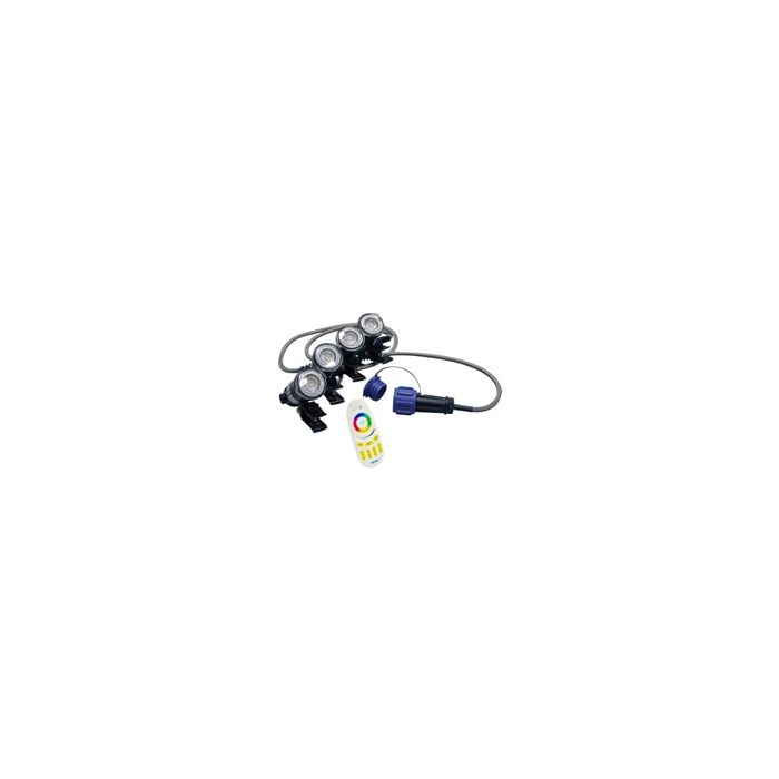 4 Light LED RGBW Sets for EcoSeries Fountains Lakes and Ponds Blue Thumb 