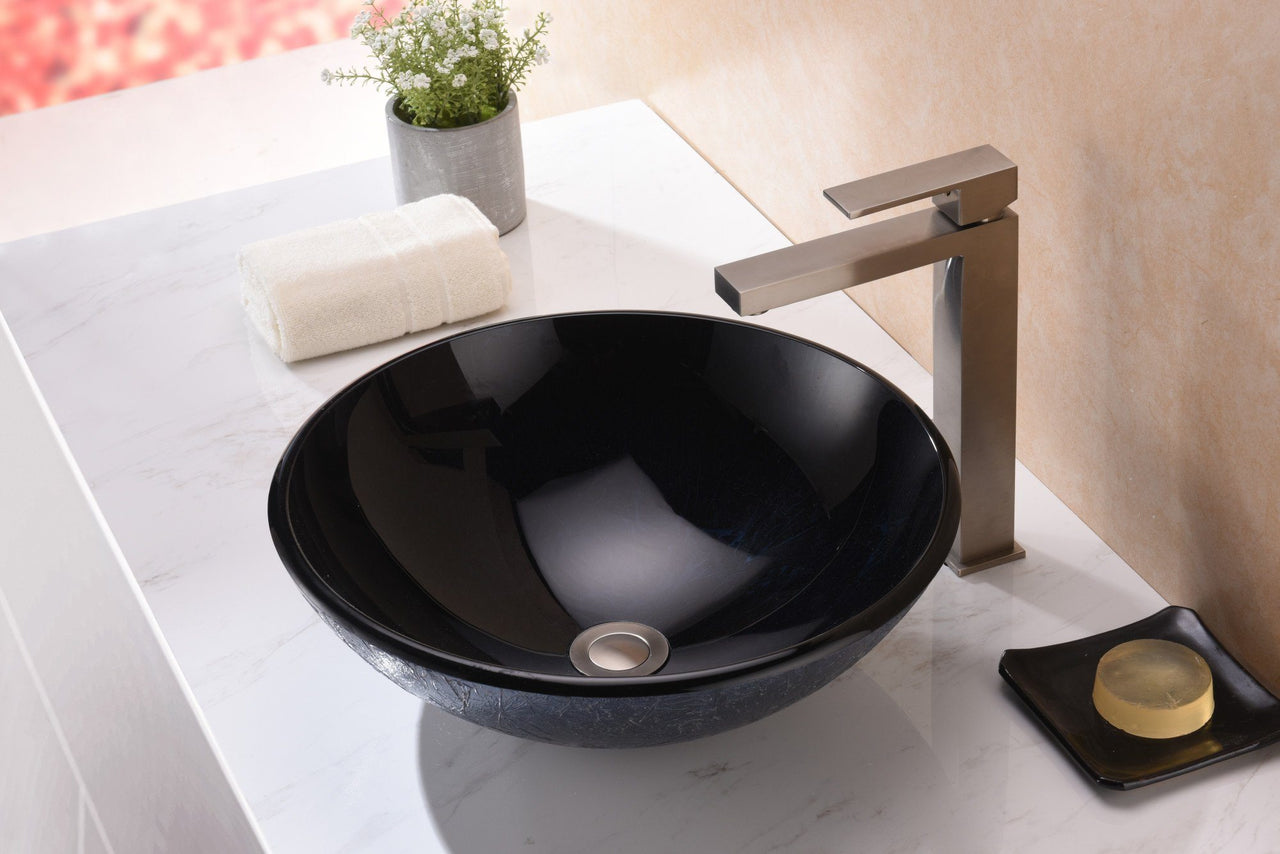 ANZZI Arc Series LS-AZ215 Vessel Sink - Glass Bathroom Sink ANZZI 