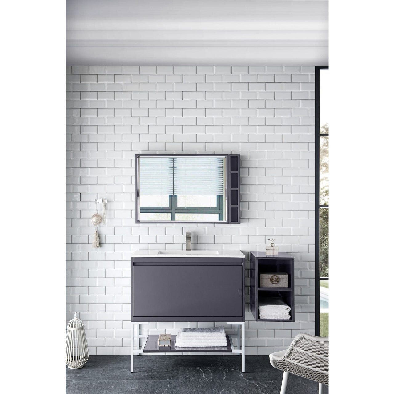 James Martin Milan 35.4" Single Vanity Vanity James Martin 