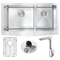 Thumbnail for ANZZI ELYSIAN Series KAZ3320-034B Kitchen Sink Kitchen Sink ANZZI 
