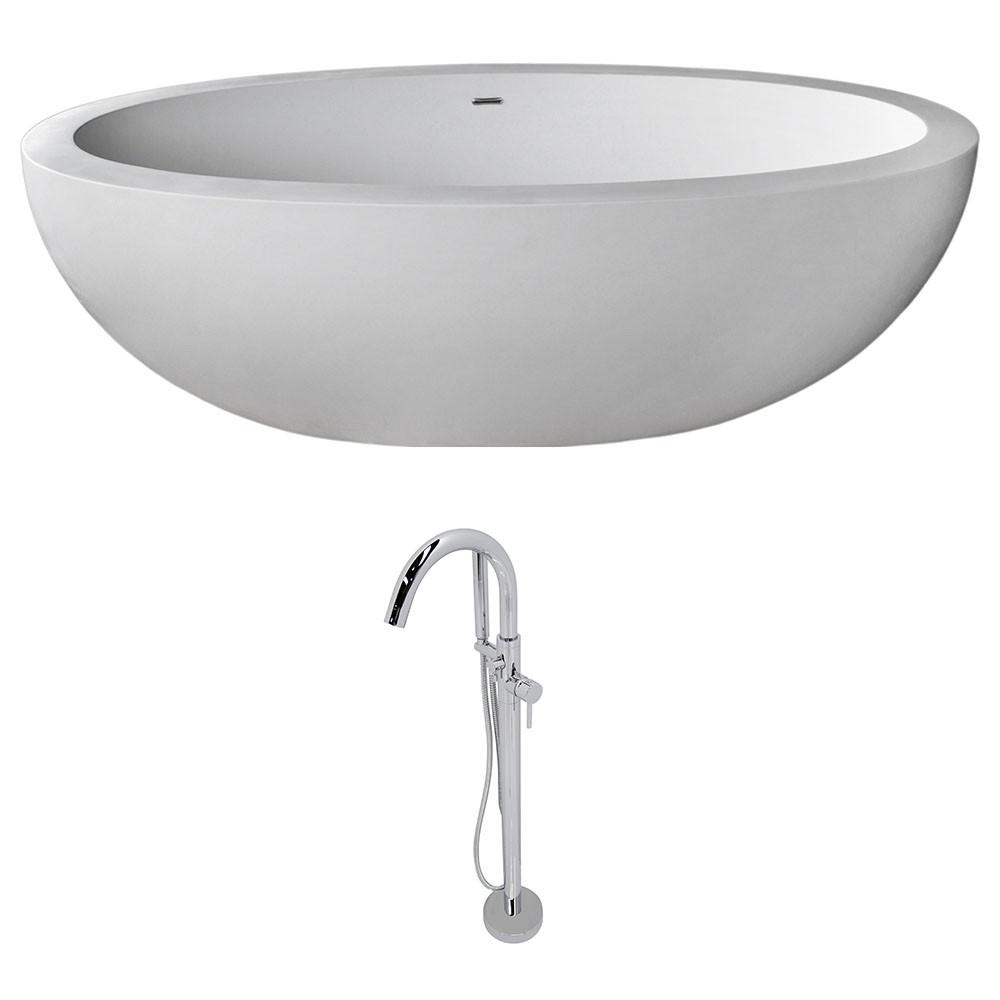 ANZZI Lusso FT504-0025 FreeStanding Bathtub FreeStanding Bathtub ANZZI 
