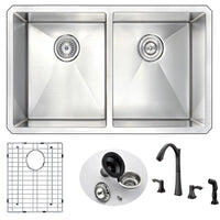 Thumbnail for ANZZI VANGUARD Series K32192A-032O Kitchen Sink Kitchen Sink ANZZI 