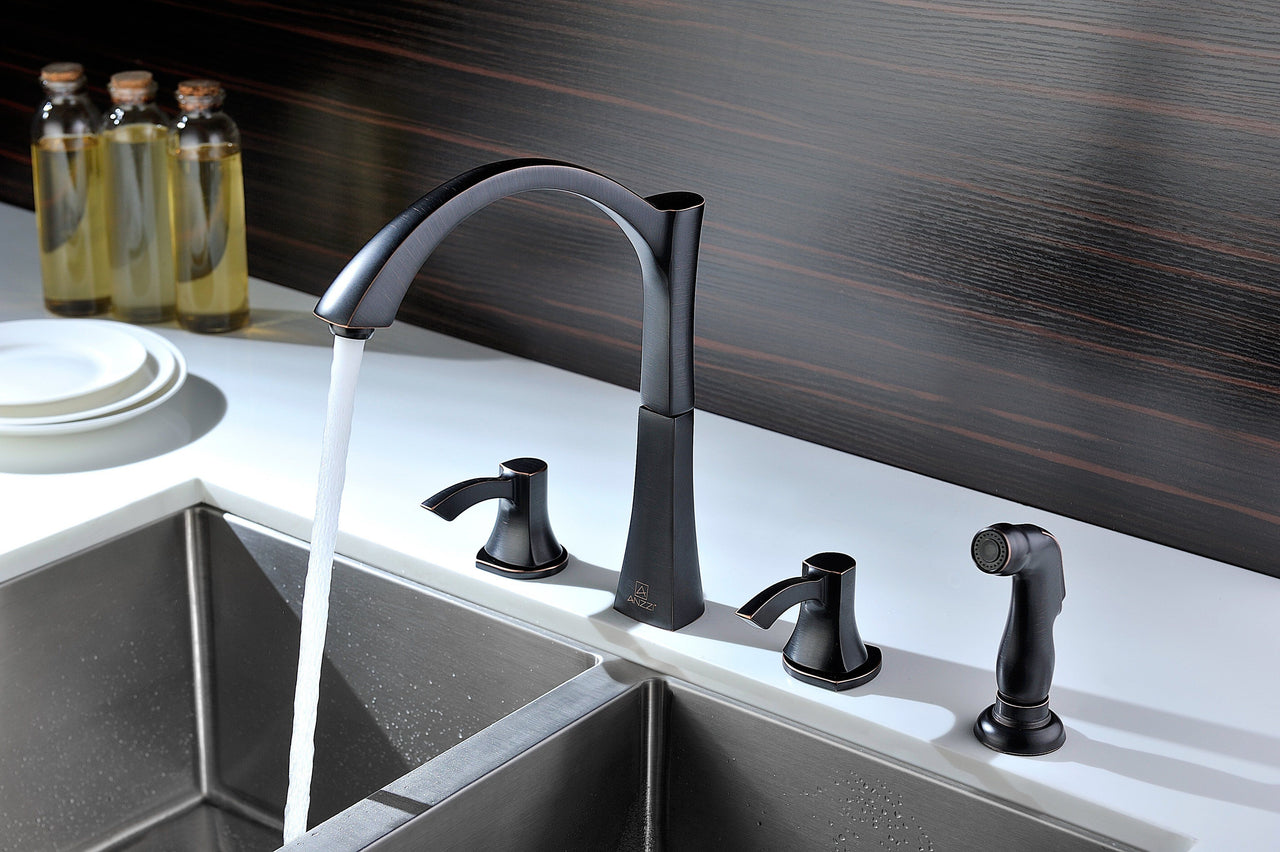 ANZZI Soave Series KF-AZ032ORB Kitchen Faucet Kitchen Faucet ANZZI 