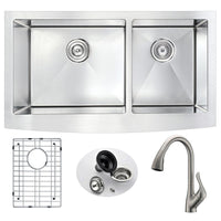 Thumbnail for ANZZI ELYSIAN Series KAZ3320-031B Kitchen Sink Kitchen Sink ANZZI 