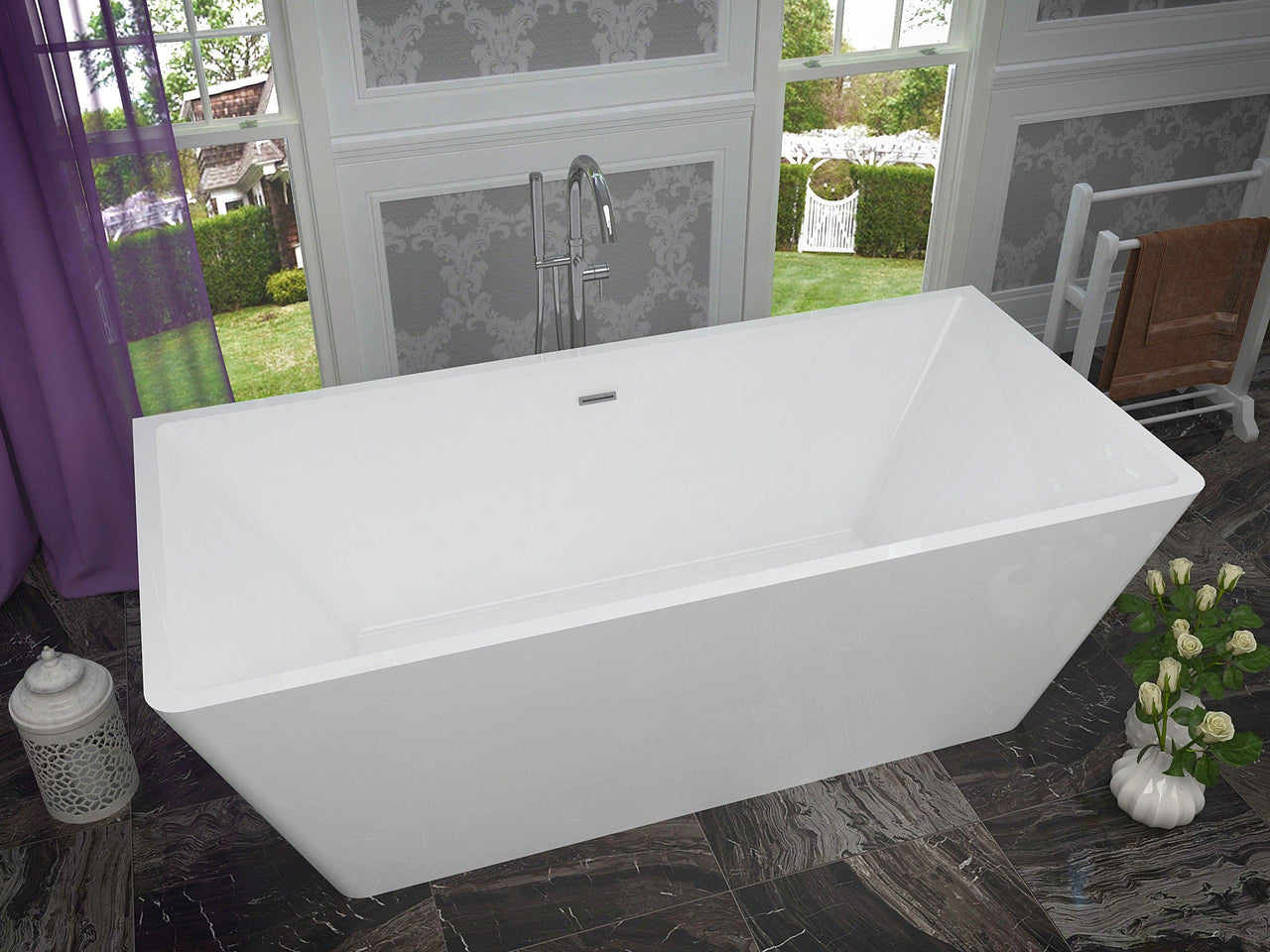 ANZZI Majanel FT-AZ005 FreeStanding Bathtub FreeStanding Bathtub ANZZI 