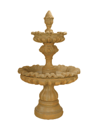 Thumbnail for Venezia Two Tier Cast Stone Outdoor Fountain Fountain Tuscan 