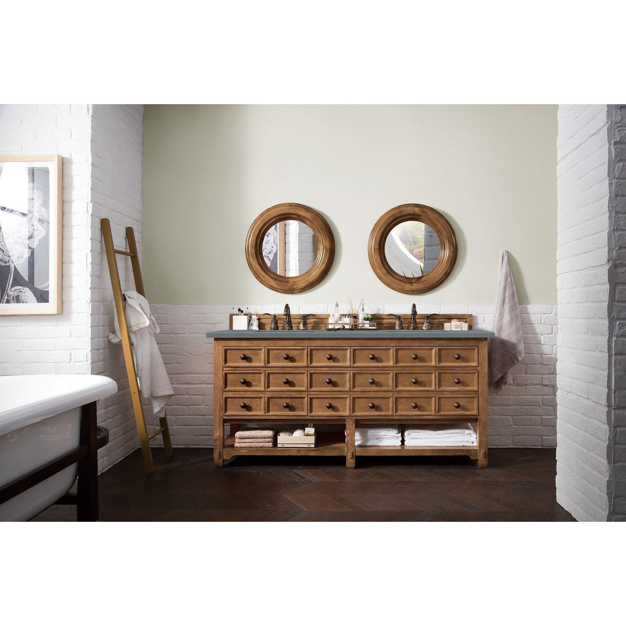 James Martin Malibu 72" Double Vanity Vanity James Martin 