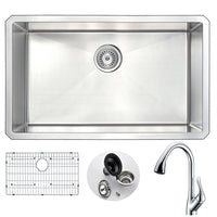 Thumbnail for ANZZI VANGUARD Series KAZ3018-031 Kitchen Sink Kitchen Sink ANZZI 