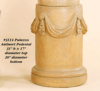 Thumbnail for Palazo Atinori Pedestal Cast Stone Outdoor Garden Planter Planter Tuscan 