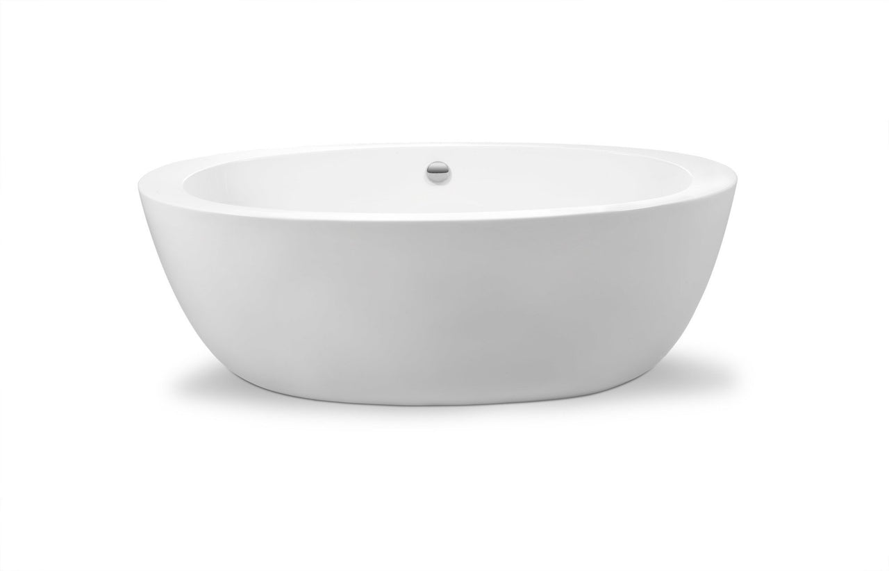 ANZZI Yield Series 5.58 ft. Freestanding Bathtub in White FreeStanding Bathtub ANZZI 
