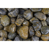 Thumbnail for Polished Pebbles - Striped - 40# Bag - PPST40 Pond-less Waterfalls Blue Thumb 
