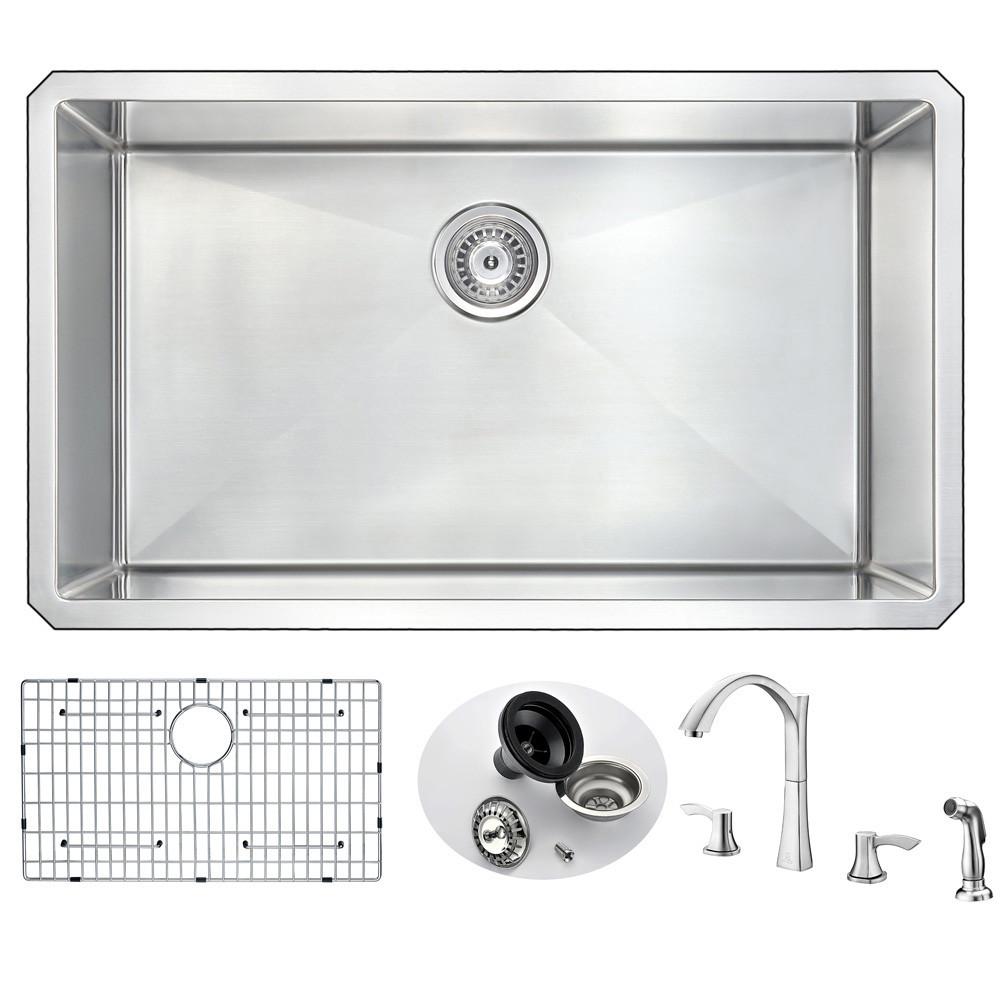 ANZZI VANGUARD Series KAZ3219-032B Kitchen Sink Kitchen Sink ANZZI 