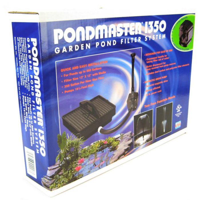 Filtration D2213 PondMaster 1350 Fountain - Filter Kit Garden - Fish Ponds Blue Thumb 