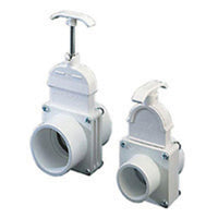 Thumbnail for Plumbing & Tubing 15GV - 1.5″ PVC Screw Stem Style Gate Valve - Slip Garden - Fish Ponds Blue Thumb 